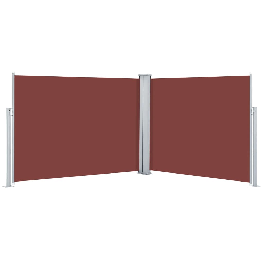 VidaXL Windshield Extendable 140x1000 cm Brown