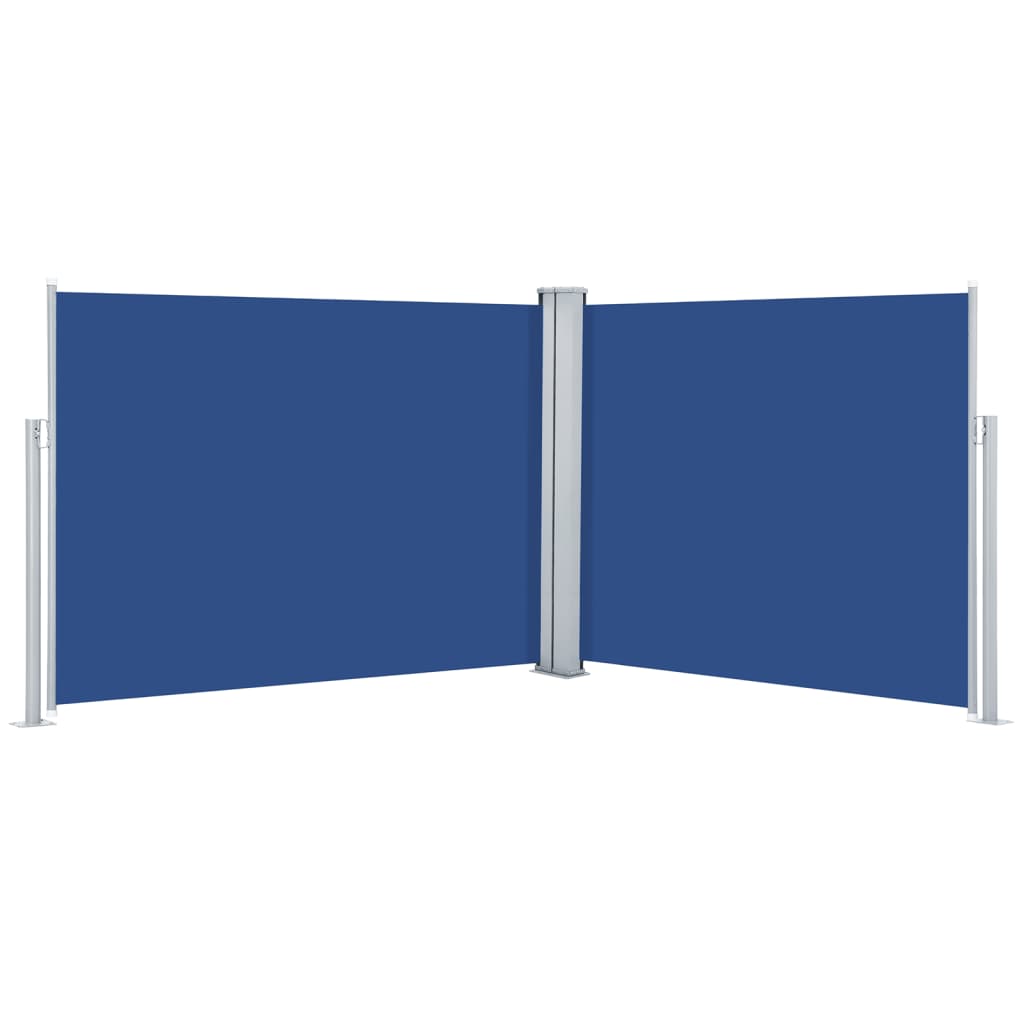 VidaXL Windshield Extendable 140x1000 cm blue