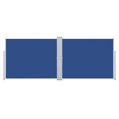 Pare-brise Vidaxl extensible 140x1000 cm bleu