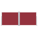 Pare-brise Vidaxl extensible 140x1000 cm rouge