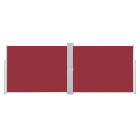 Pare-brise Vidaxl extensible 140x1000 cm rouge