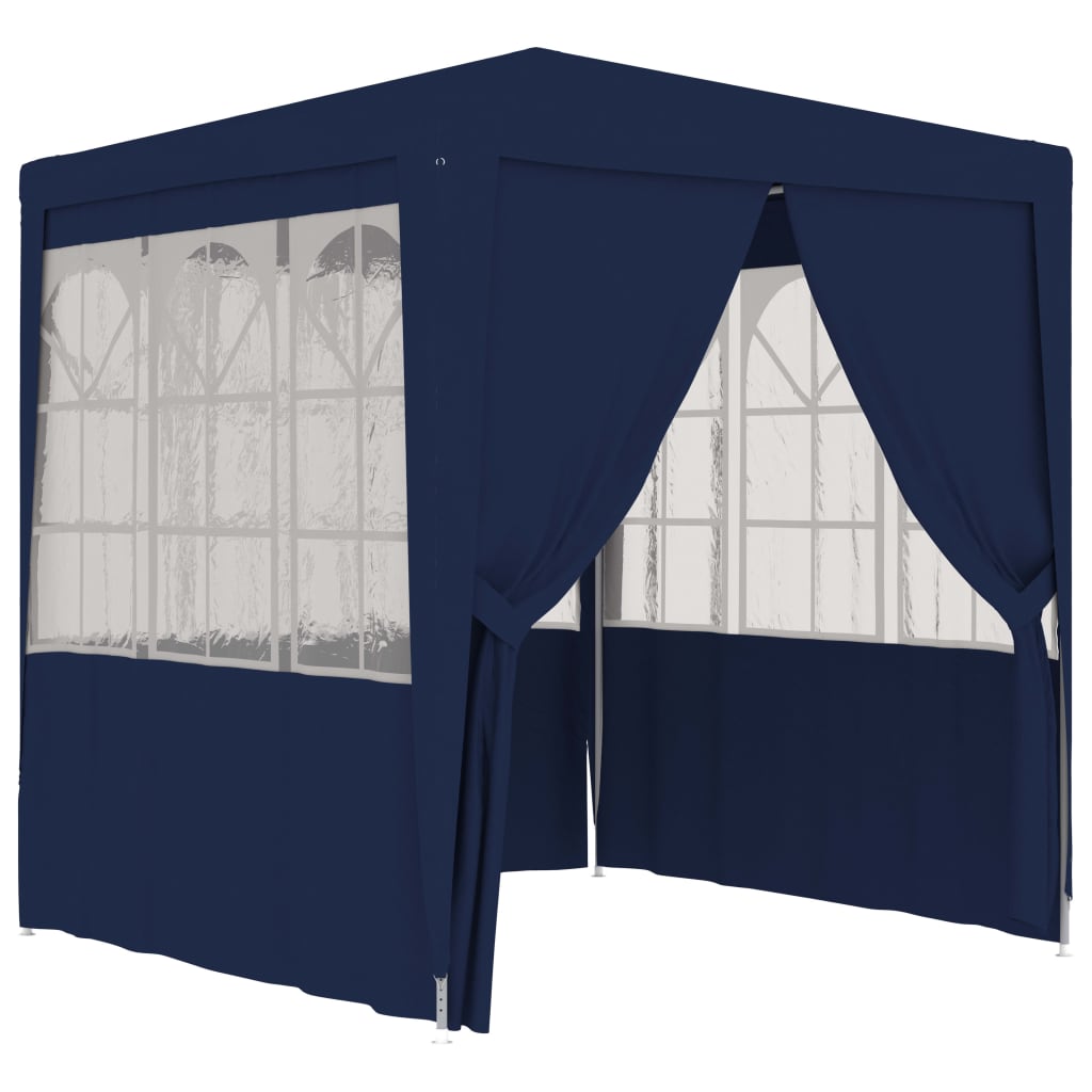 Tienda de fiesta Vidaxl con paredes laterales Professional 90 g m² 2.5x2.5 m azul