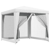 Tente de fête Vidaxx avec 4 parois latérales grillagées 2,5x2,5 m blanc