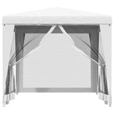 Tente de fête Vidaxx avec 4 parois latérales grillagées 2,5x2,5 m blanc