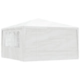 Tienda de fiesta Vidaxl con paredes laterales Professional 90 g m² 4x4 m blanco