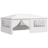 Tente de fête vidaxl avec murs latéraux professionnels 90 g m² 4x6 m blanc