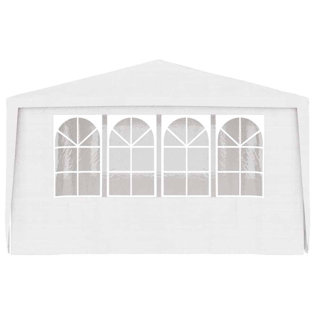 Tienda de fiesta Vidaxl con paredes laterales Professional 90 g m² 4x6 m blanco