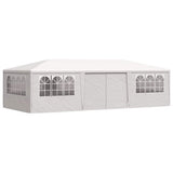 Tente de fête vidaxl avec murs latéraux professionnels 90 g m² 4x9 m blanc