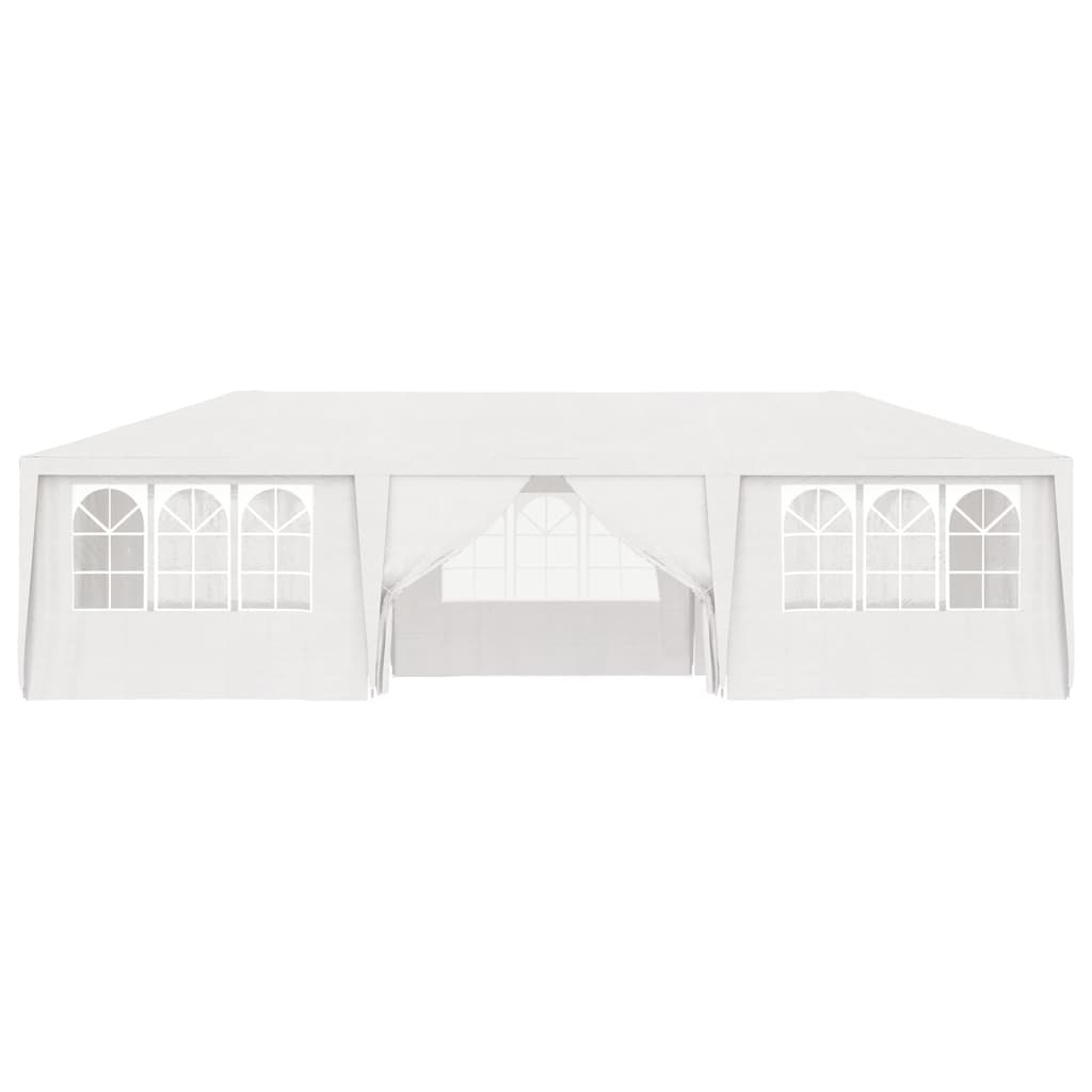 Vidaxl Party Tent med sidevegg profesjonell 90 g m² 4x9 m hvit