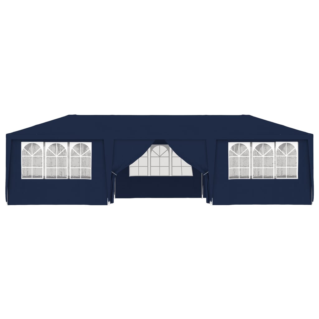 Vidaxl partytent met zijwanden professioneel 90 g m² 4x9 m blauw