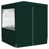 Tente de fête Vidaxl avec murs latéraux professionnels 90 g m² 2x2 m vert