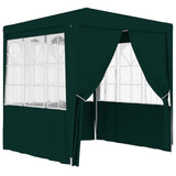 Vidaxl Party tent with side walls Professional 90 g m² 2x2 m green