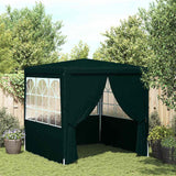 Tente de fête Vidaxl avec murs latéraux professionnels 90 g m² 2,5x2,5 m vert