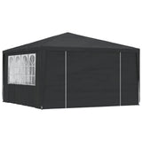 Vidaxl Party Tent med sidevegg profesjonell 90 g m² 4x4 m grønn