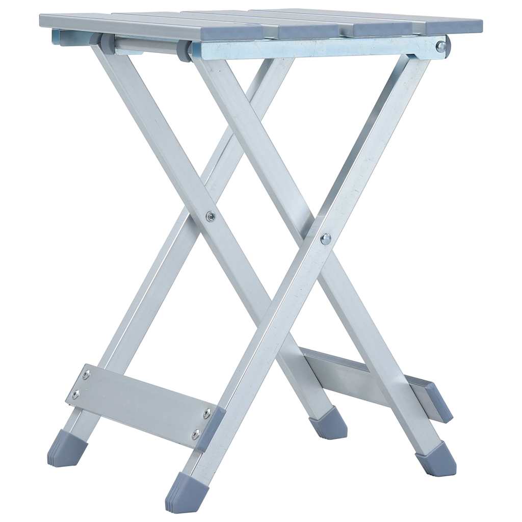 Tabouret de camping vidaxl 28x26x39 cm en aluminium
