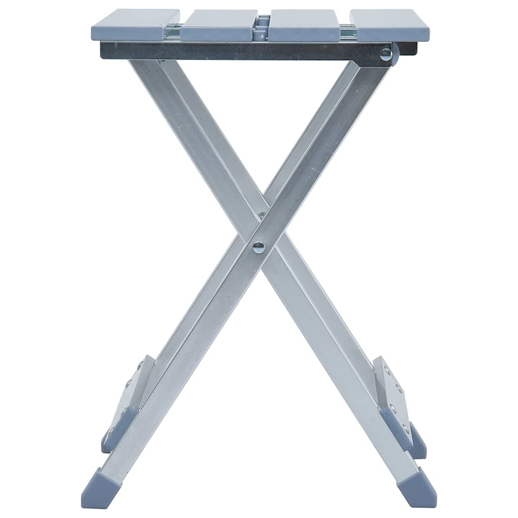 Tabouret de camping vidaxl 28x26x39 cm en aluminium