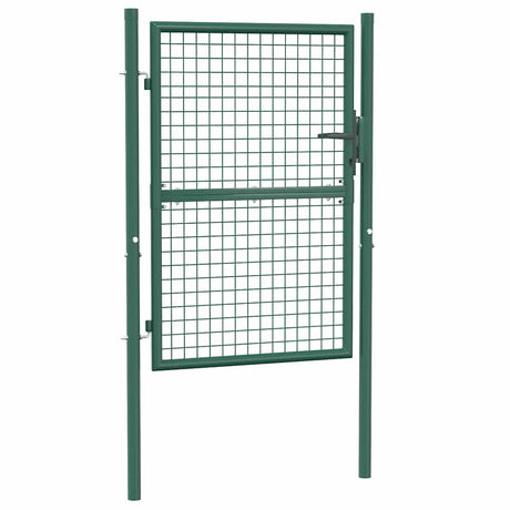 Vidaxl Port 100x125 cm en acier vert