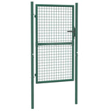 Vidaxl Port 100x150 cm en acier vert