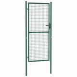 Vidaxl Port 100x200 cm en acier vert