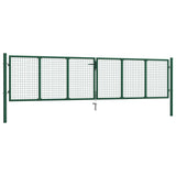 Vidaxl Gaaspoort 390x75 cm steel green