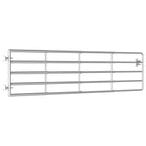 Port vidaxl avec 5 tiges (115-300) x90 cm en acier argenté couleur