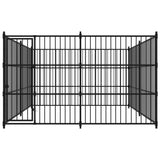 Vidaxl Hond Kennel fir ausserhalb 300x300x18 cm