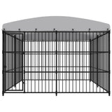 Vidaxl hundkennel för utanför med tak 300x300x210 cm