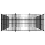 VidaXL Hondenkennel voor buiten 450x450x185 cm