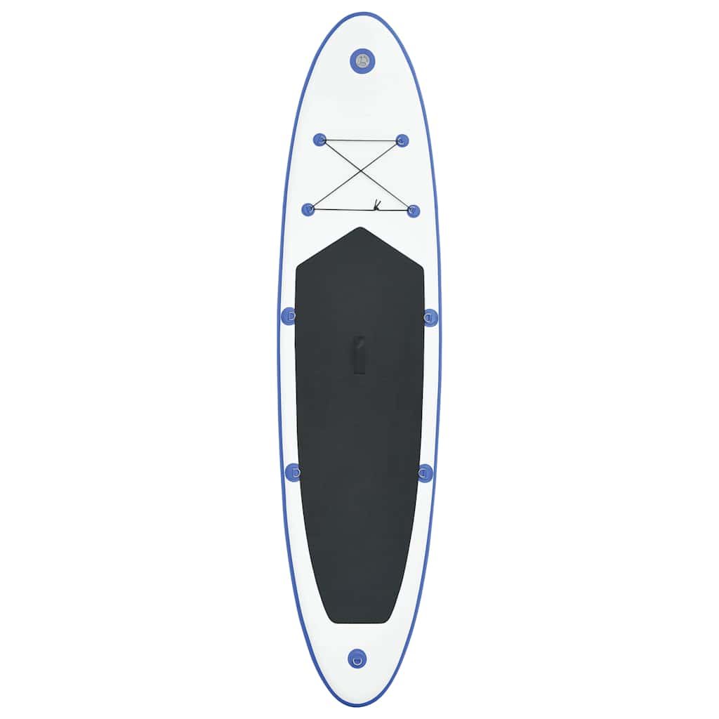 Vidaxl stand up paddleboardset opblaasbaar blauw en wit