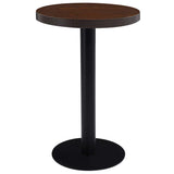 Vidaxl bistrotafel 50 cm mdf donkerbruin