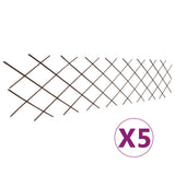 Vidaxl Garden Slat Works 5 St 180x60 cm vrba les