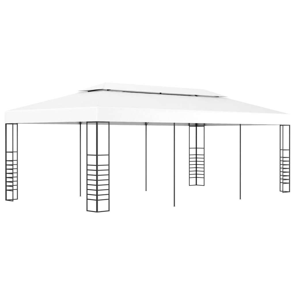 Vidaxl arbor 6x3 m blanc