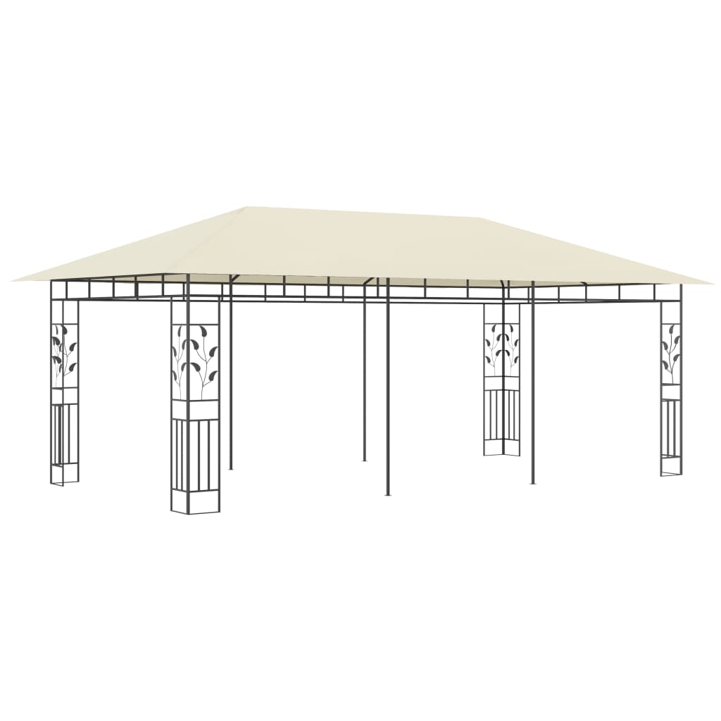 Vidaxl -Arbor mit Mückennetz 6x3x2,73 M Creme