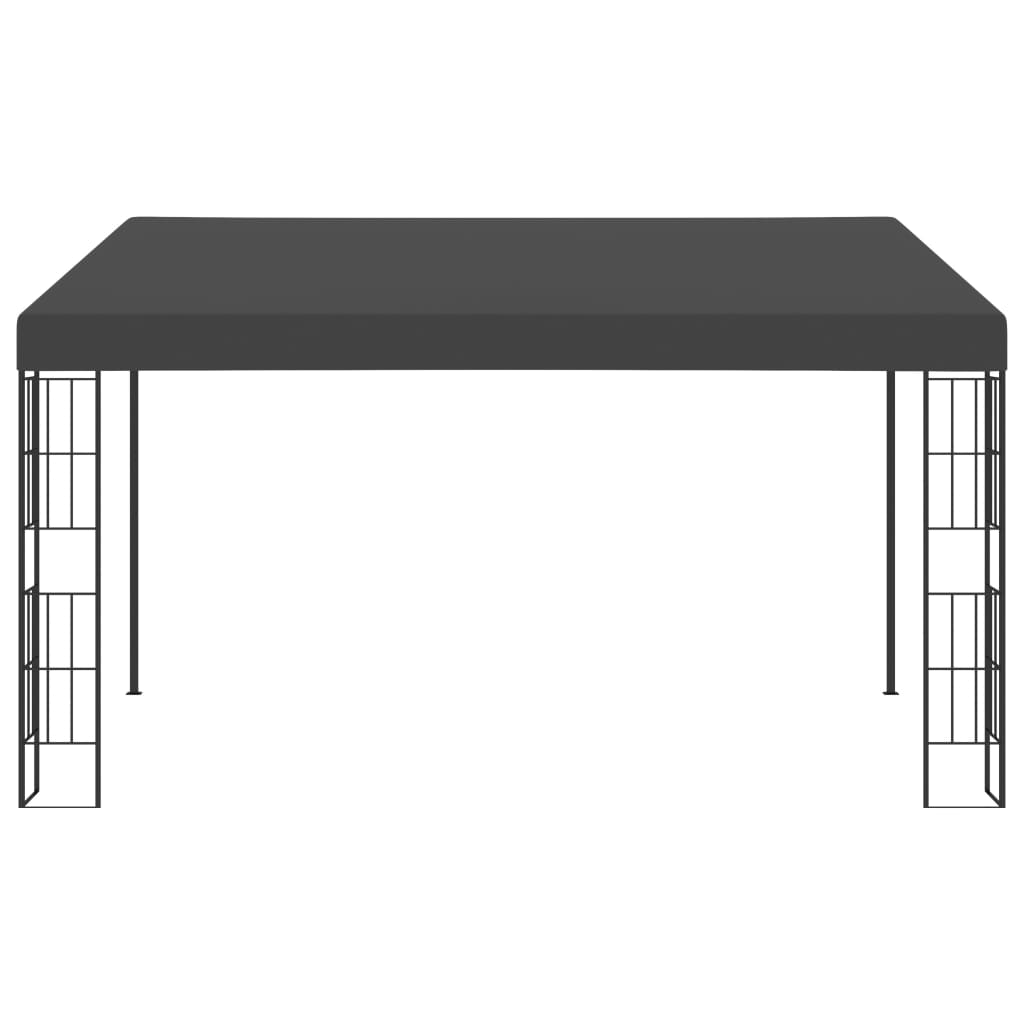 VidaXL Wandprieel 3x4 m stof antracietkleurig