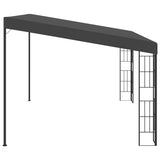 Bidaxl Wall Practor 3x4 M Fabric Anthracite -färgad