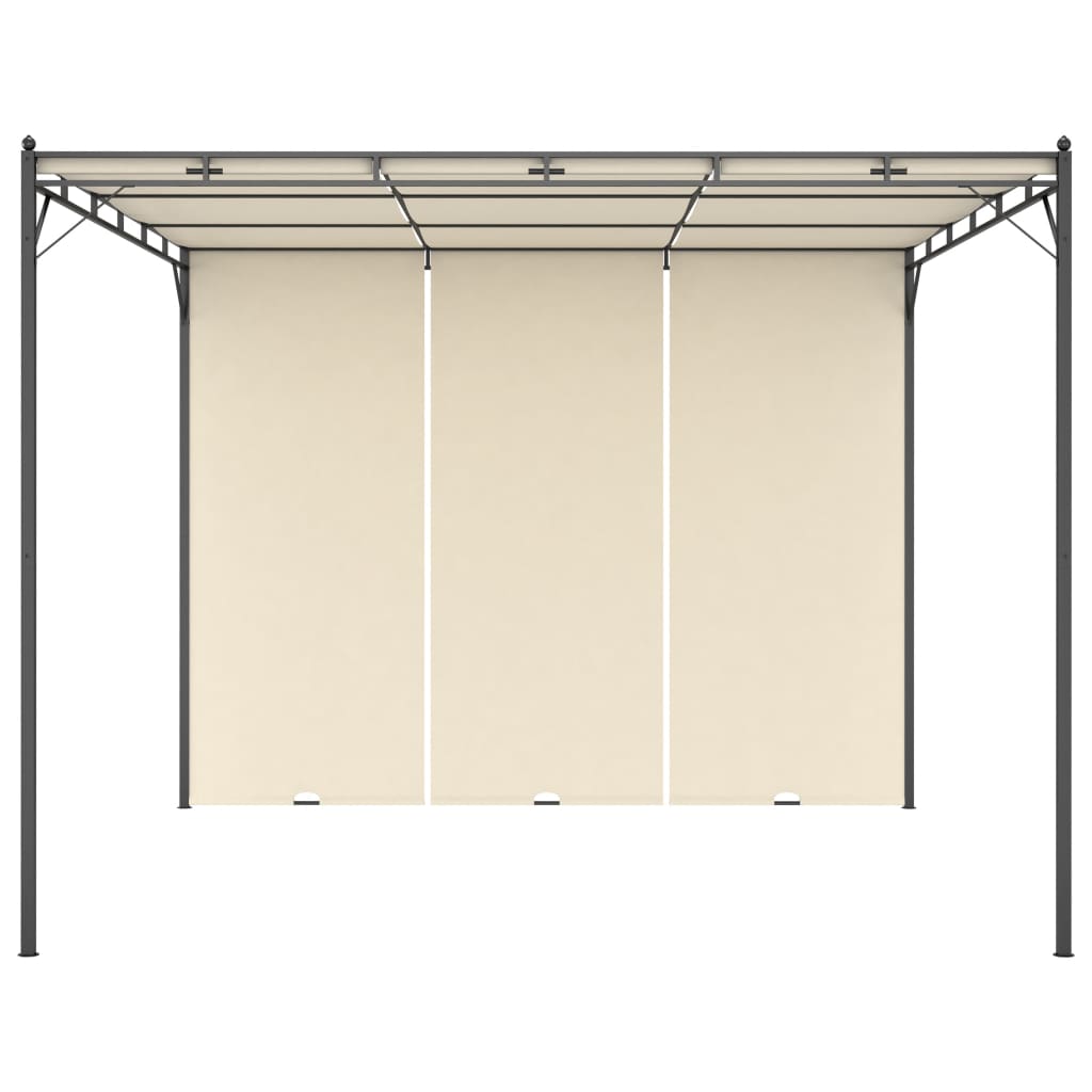 Vidaxl Garden Pracor avec rideau latéral 3x3x2.25 M CRAME