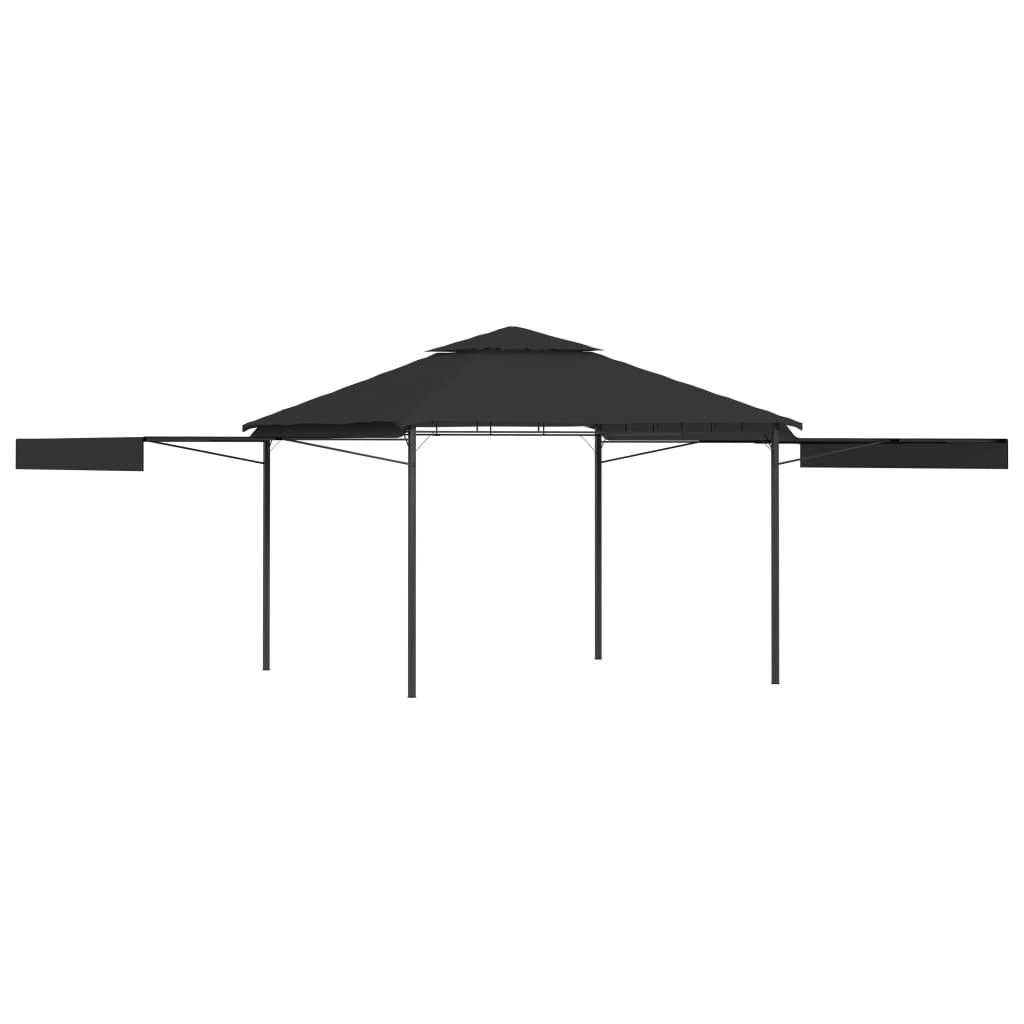 Vidaxl Arbor s rozsáhlými střechami 180 g m² 3x3x2,75 m Anthracite