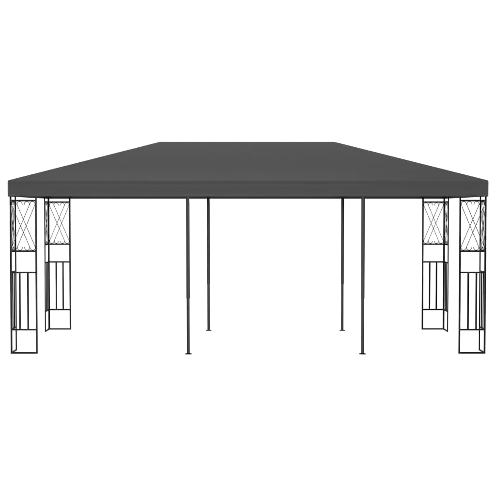 Vidaxl arbour 3x6 m anthracite de poussière