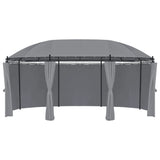 Vidaxl Arbor con tende 520x349x255 cm antracite -lorato