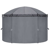 Vidaxl Arbor med gardiner 520x349x255 cm Anthracite -farget