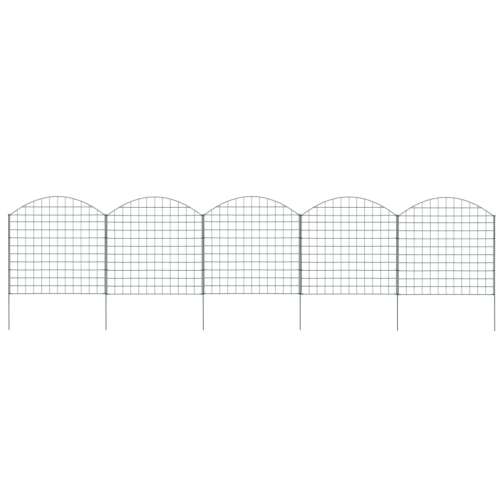 VIDAXL Fencing Set piegato 77.5x78,5 cm verde