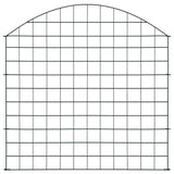 Ensemble de clôtures Vidaxl Bent 77,5x78,5 cm vert