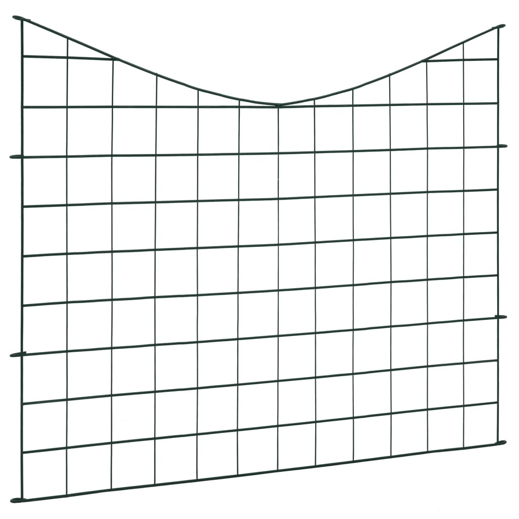 Vidaxl Fencing Set Hol Bent 77,5x64 cm vert