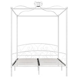 Vidaxl hemelbedframe metaal wit 160x200 cm