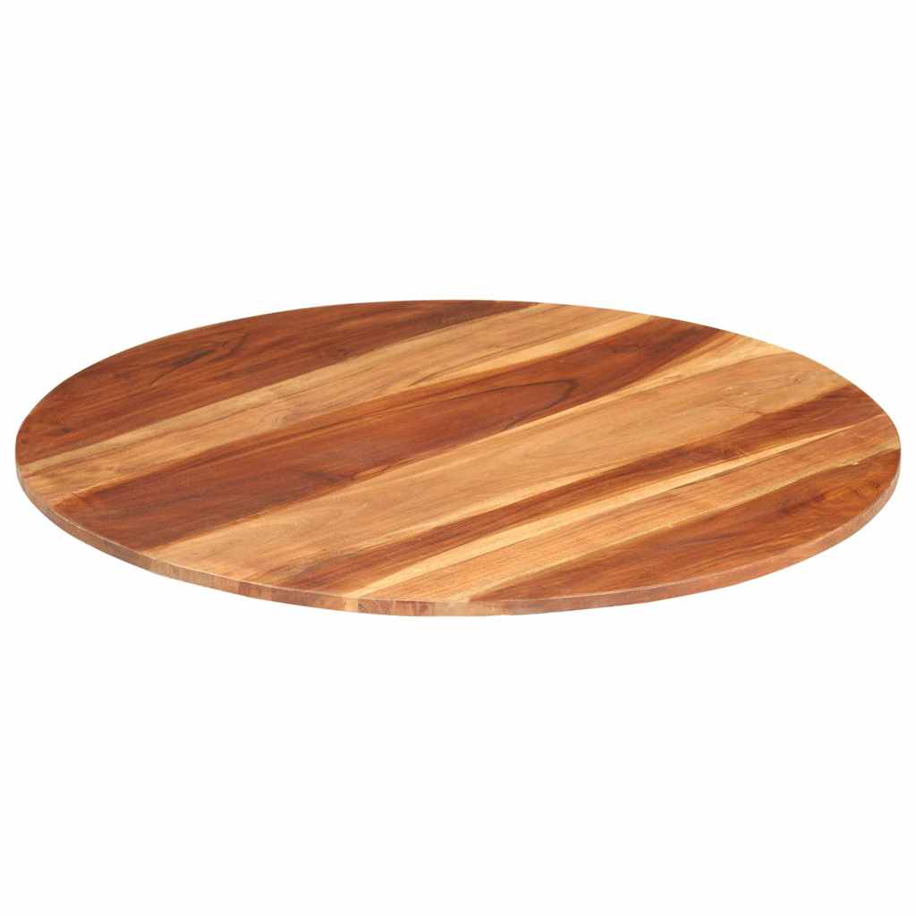 Vidaxl tafelblad rond 15-16 mm 80 cm massief acaciahout