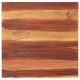 Vidaxl tafelblad 25-27 mm 70x70 cm massief acaciahout