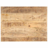 Vidaxl tafelblad 25-27 mm 80x70 cm massief mangohout