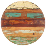 Vidaxl tafelblad rond 25-27 mm 50 cm massief gerecycled hout
