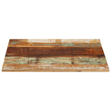 Vidaxl tafelblad rechthoekig 15-16 mm 70x80 cm massief gerecycled hout