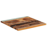 Vidaxl tafelblad vierkant 25-27 mm 60x60 cm massief gerecycled hout